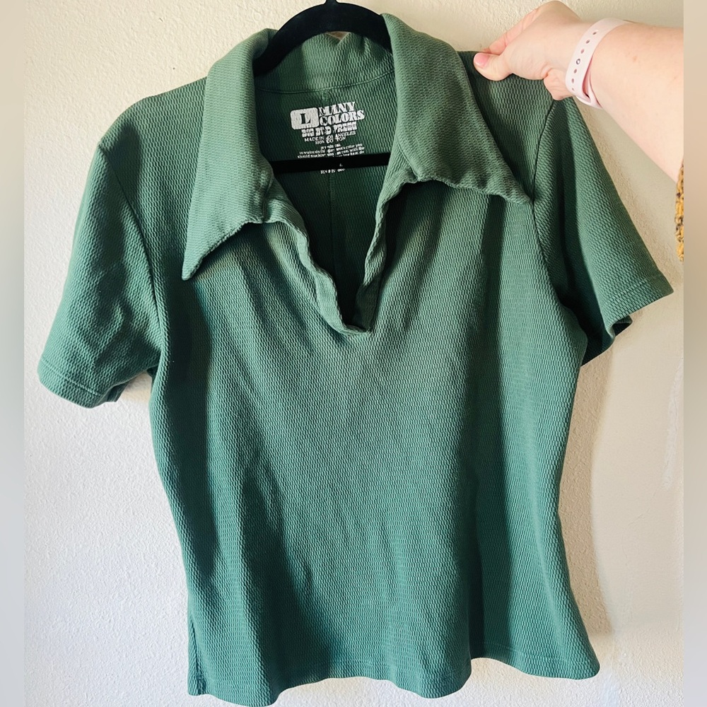 Big Bud Press Short Sleeve Fisherman Polo in Forest Green